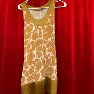 Express Giraffe Print Dress With Pockets!, Size XS